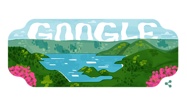 Danau Toba Google Doodle