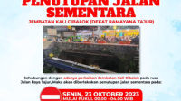 penutupan jalan tajur