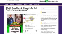 uang nasabah BRI hilang