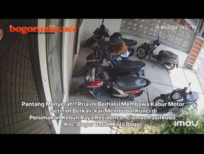 maling motor pasirkuda bogor