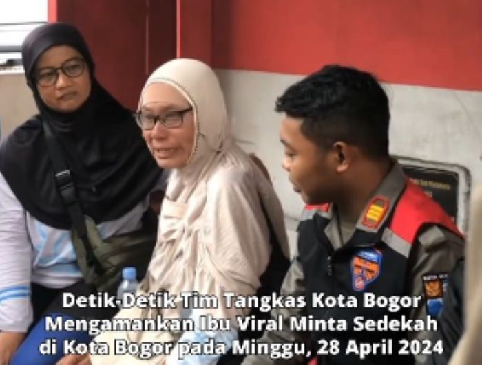 pengemis viral di Bogor