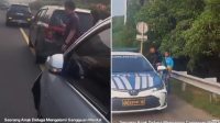 tabrakan beruntun di tol Jagorawi